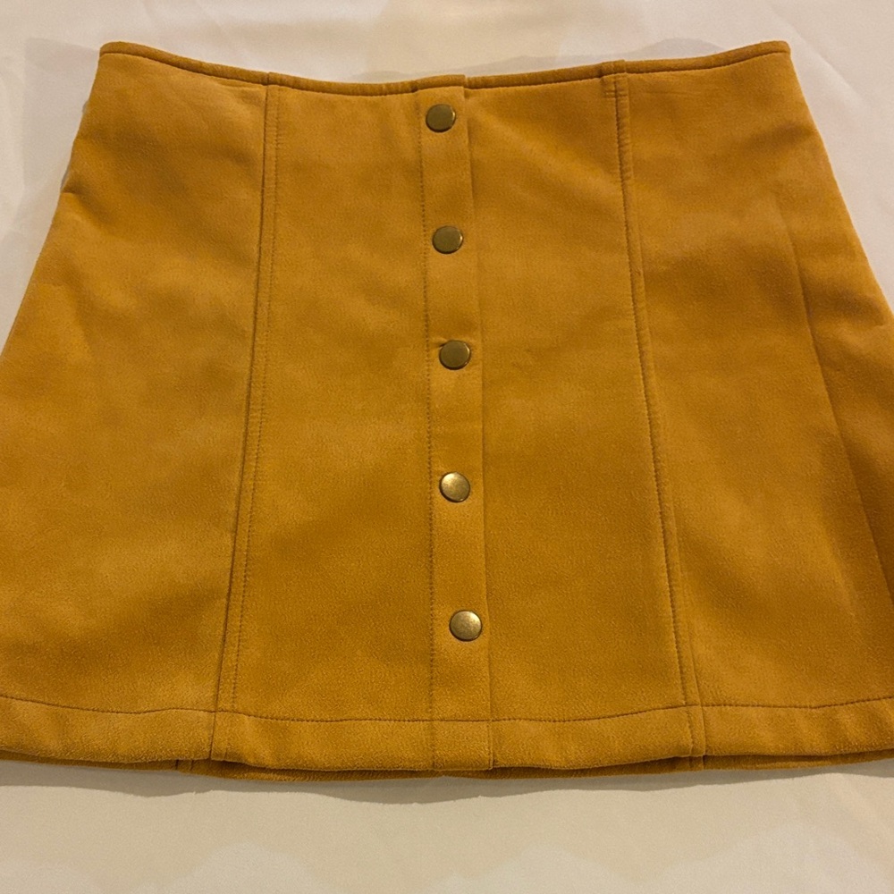 Women's forever 21 mini skirt faux Suede